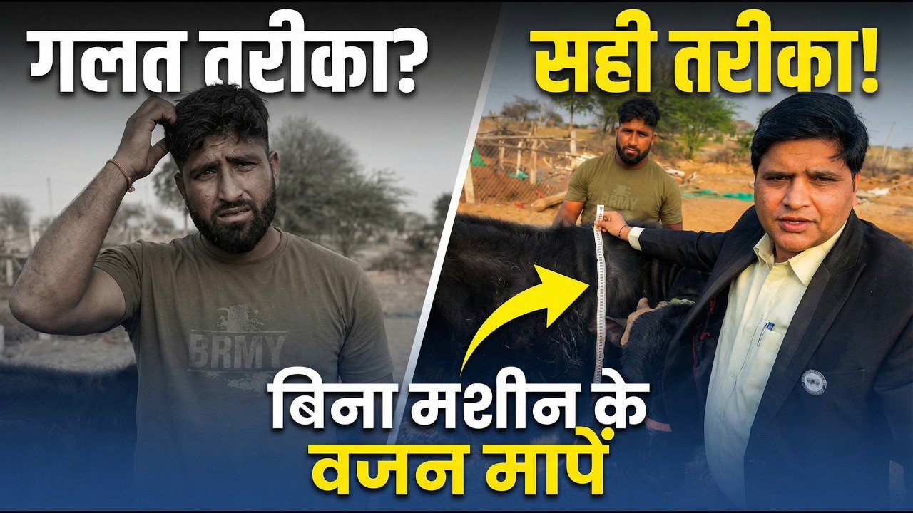 बिना मशीन के पशु का सही वजन कैसे निकालें? | 420 KG Live Demo