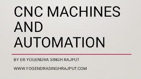 CNC And Automation Chapter-2 Lecture-2