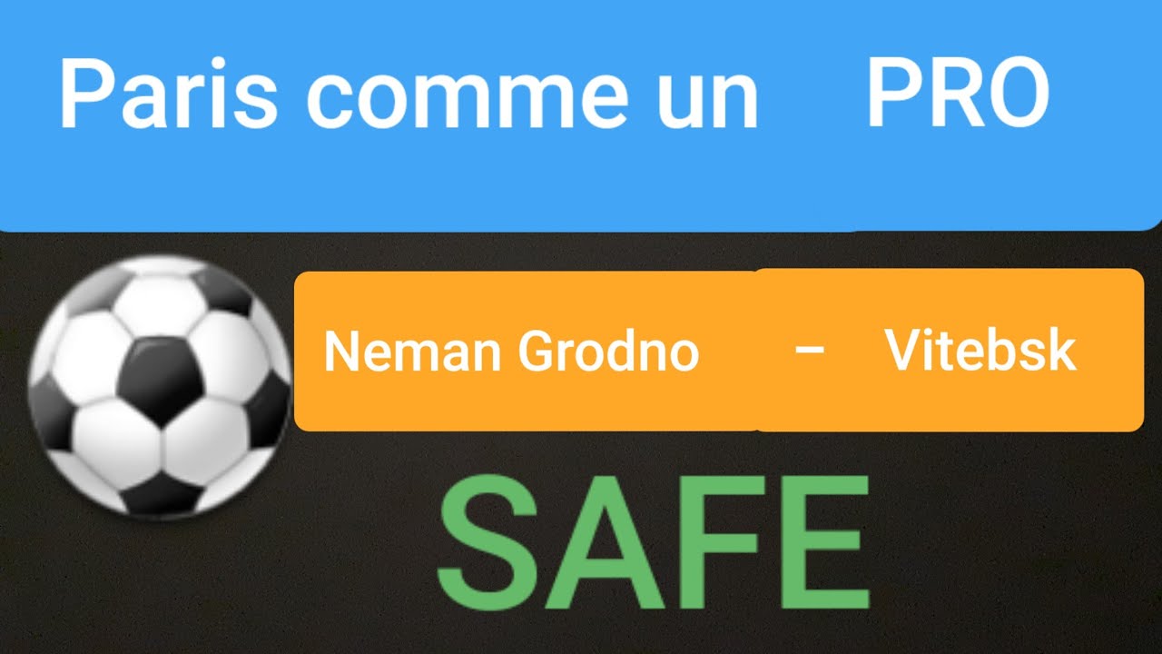 ⚽️ Pronostic foot Neman Grodno Vitebsk ( EN LIVE ) YouTube