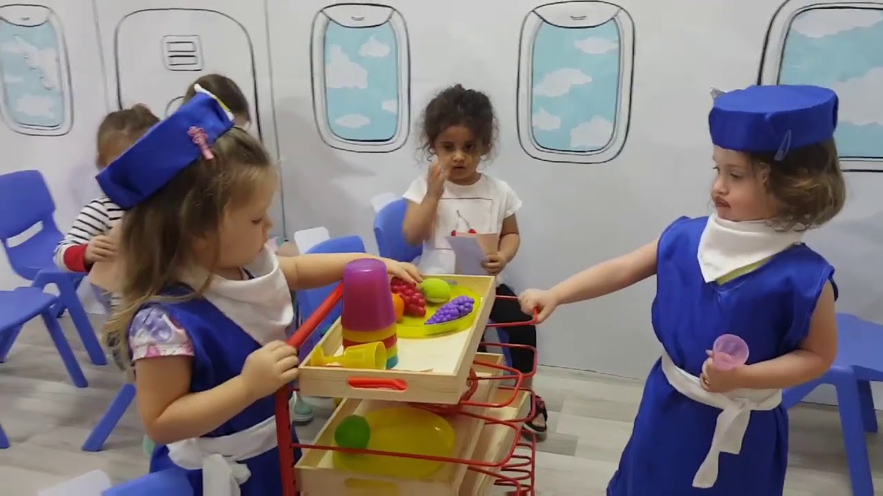 GrandMa 1 Transportation Theme Airport Role Play YouTube