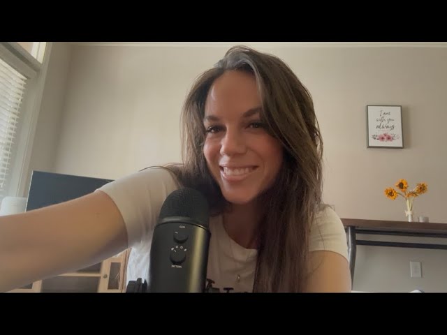 ASMR whisper ramble + book sounds 