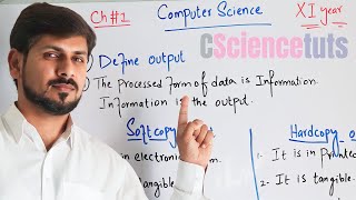 11th computer science |Chapter 1|Output and its types|soft copy vs Hard copy output|@CscienceTuts screenshot 4
