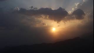 Time-Lapse Sunset In The Mountains Of Dharamshala, Himachal Pradesh