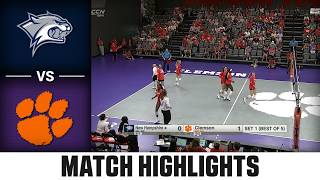 New Hampshire vs. Clemson Match Highlights | 2026 ACC Volleyball