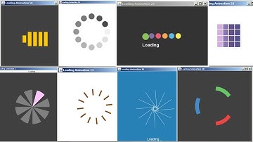 Java Loading Animation Form - Create 70 Loading Animation Forms Using Java Graphics With Code - DEMO