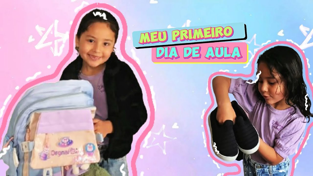 MEU PRIMEIRO DIA DE AULA NA ESCOLA NOVA - YouTube