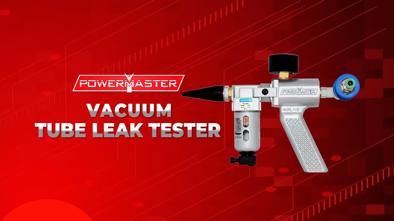 Vacuum Tube Leak Tester YouTube