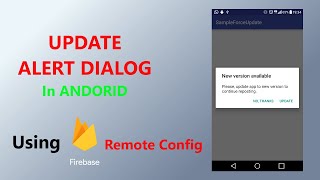 Famous Create Alert Dialog To Update App using Firebase Easily | Android Studio Tutorial | Java Net Worth