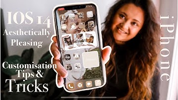 ★iOS 14★  Customization Tips and Tricks + Smart Stack Tutorial | Aesthetically Pleasing
