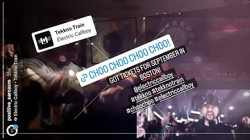 Positive Sarcasm Reaction: "ELECTRIC CALLBOY - TEKKNO TRAIN"