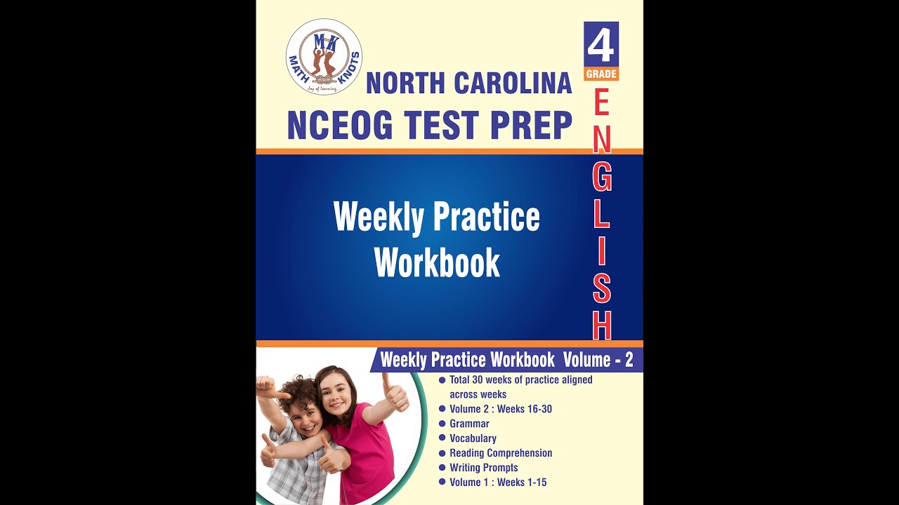 North Carolina EOG – 4th Grade ELA Test Prep Workbook Volume 2 | Book ...