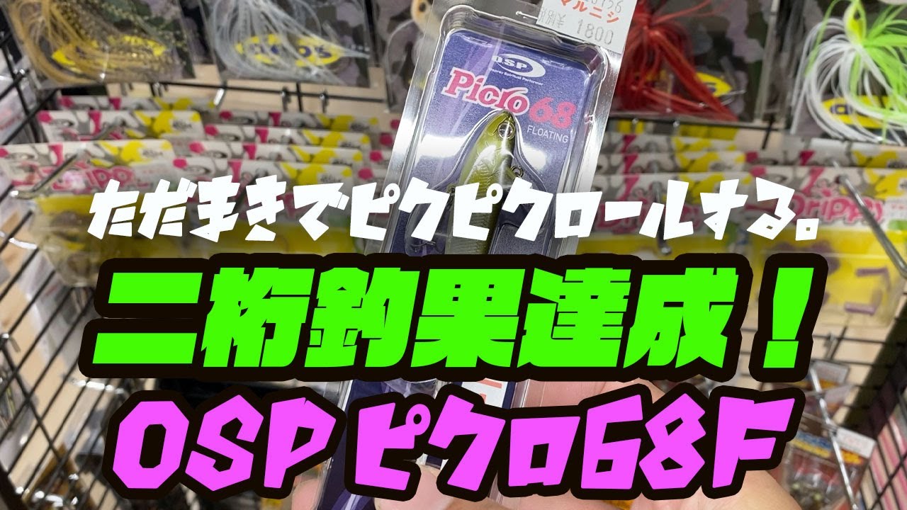 バス釣り Ospから新登場のピクロで二桁釣果の大暴れ 確変が止まらない Youtube