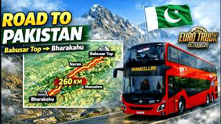 Road To Pakistan | Babusar Top to Bharakahu | Volvo 9700 DD Bus Adventure | Dangerous Mountain Route