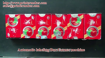 Automatic Labeling Machine for Box Corner