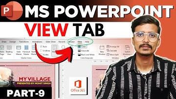 MS PowerPoint Tutorial for Beginners - View Tab Complete Tutorial #powerpoint