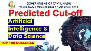 Top 100 Colleges for Artificial Intelligence and Data Science Predicted Cutoff #anbarivu #aids #cse