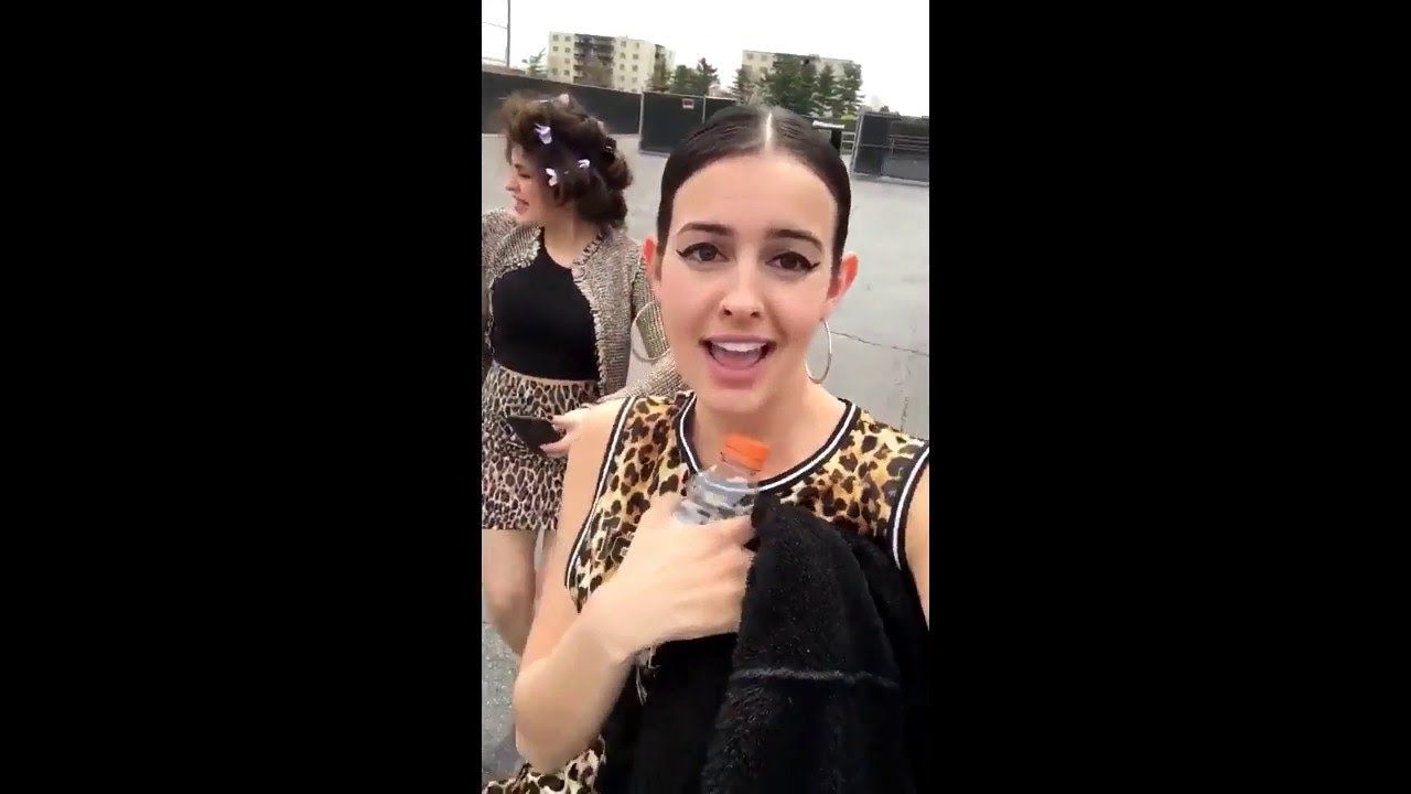 Dani and Lisa Cimorelli with Lauren Giraldo on set of "Hope Springs