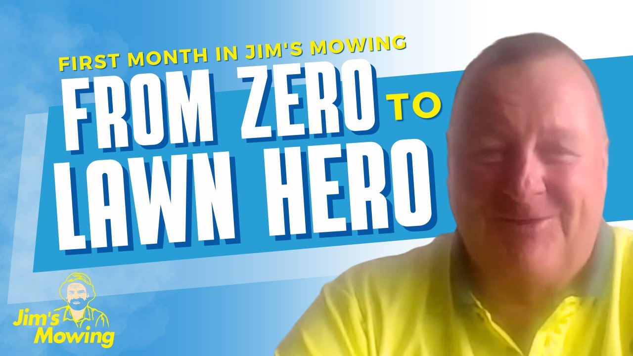 How was the first 30 days as a Jim's Mowing franchise owner? Jim's Podcast