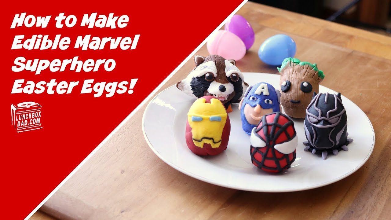 How to Make Marvel Superhero Easter Eggs! YouTube