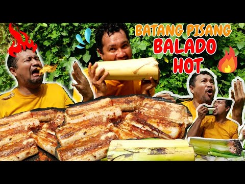 WAOW COBAIN SENSASI BARU ! PANGGANG BATANG PISANG BALADO HOT HOT ! SAMPE LIDAH MELEPUH !