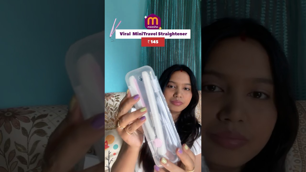 🎗️Viral Mini Travel Straightener 🎗️||