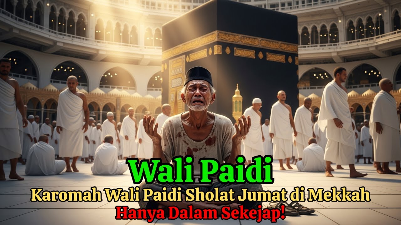 GEMPAR! Karomah Wali Paidi Sholat Jumat di Mekkah dalam Sekejap