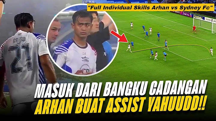 Arhan CETAK ASSIST, Selamatkan Bangkok Utd dari KEKALAHAN !! Full Skills Pratama Arhan vs Sydney Fc