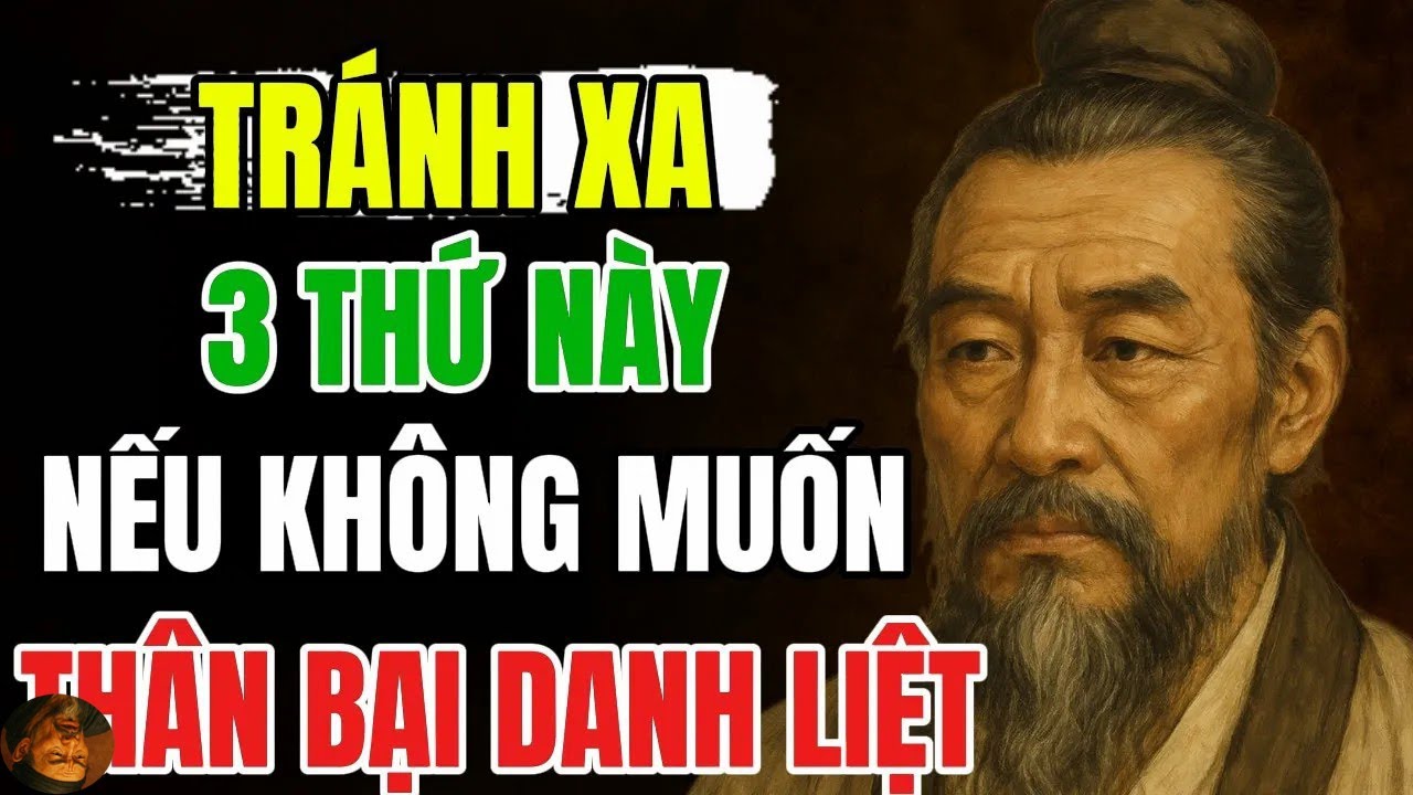 CỔ NHÂN DẠY   KẺ KHÔN CẢ ĐỜI KHÔNG ĐỤNG VÀO 3 THỨ NÀY CHẠM VÀO CHỈ HẠI THÂN   Triết Lý Sống