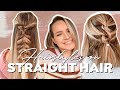 Hairstyles for Straight Hair + Heatless Hairstyles - Kayley Melissa