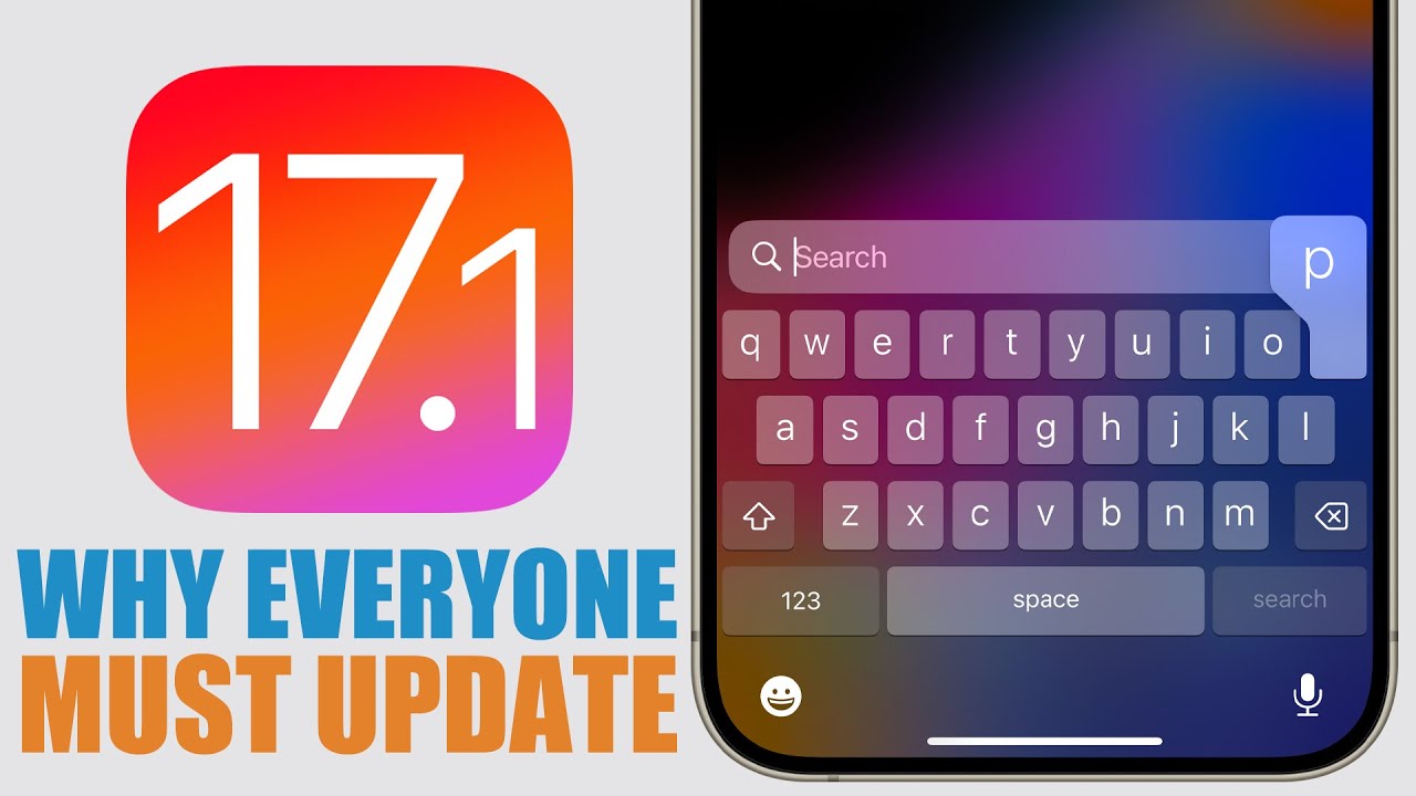 iOS 17.1 RELEASED - Why You MUST Update Right Away ! - YouTube