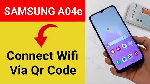 How to connect WiFi via QR code samsung galaxy A04e, Bina password ke Wi Fi connect kaise karen