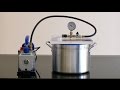 Vacuum Degassing Chamber and Pump