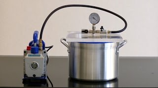 Vacuum Degassing Chamber and Pump