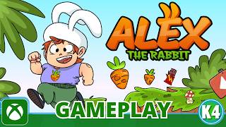 Collecting Carrots & Candy In Alex The Rabbit | First Look Xbox Gameplay (Triple Stack)