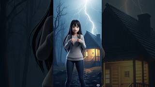 Leanime Girl Scared In Haunted Cabin Thunderstorm Horror Hide And Seek