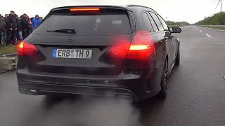 740HP Mercedes C63 AMG W205 Acceleration Sound