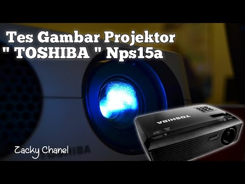 Hasil Gambar Projektor TOSHIBA nps15a