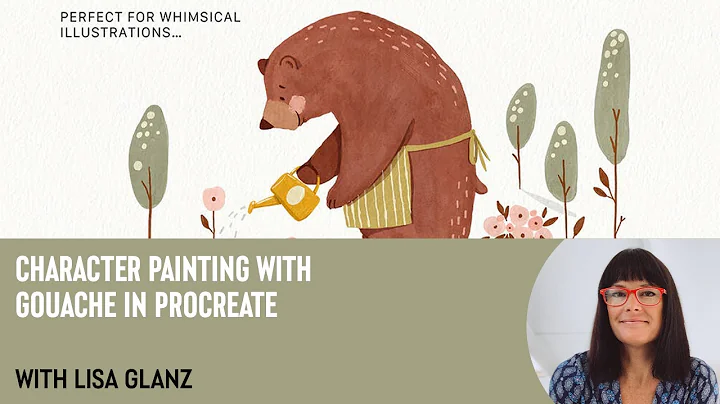 Character Painting with Gouache in Procreate with ...