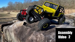 Thumper Video 2 of 8 CJ7 Rock Crawler 3Dprinted by Black Crow