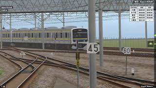 BVE 5 JR Uchibo Line (Rapid) JR E217 Series