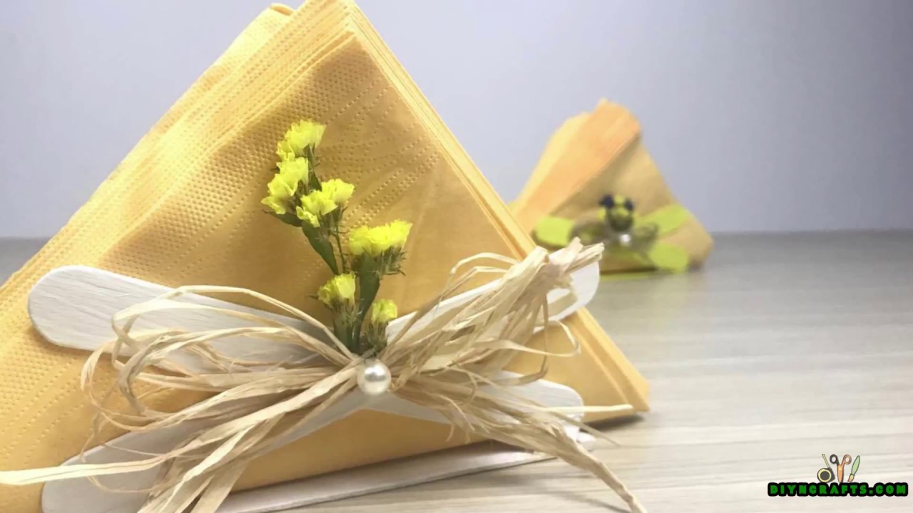 How To Make Cute DIY Napkin Holders Out Of Popsicle Sticks YouTube how-to-make-cute-diy-napkin-holders-out-of-popsicle-sticks-youtube