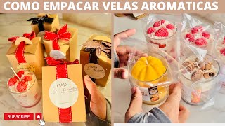How to pack scented candles | How I pack my candle orders | Scented candles | Candle business