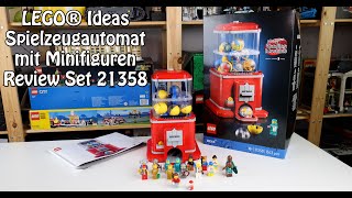 Review LEGO Toy Vending Machine with Minifigures (Ideas Set 21358)