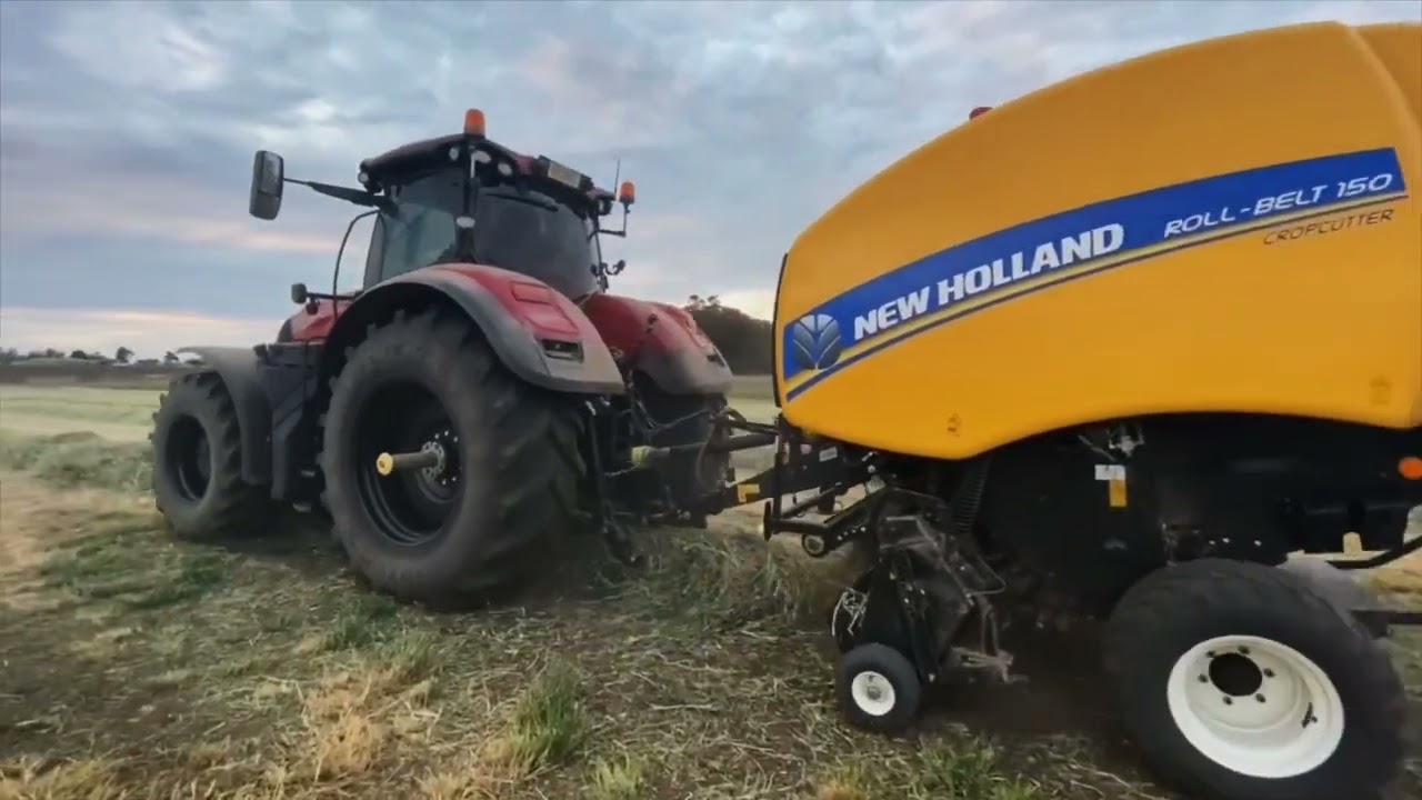 Unipak Powernet Net Wrap with New Holland Round Baler NH RB150