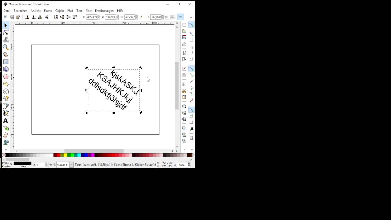 Inkscape Grundlagen Texte Rechtecke Youtube