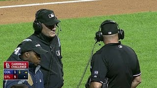 COL@STL: Safe call stands at first in the 9th