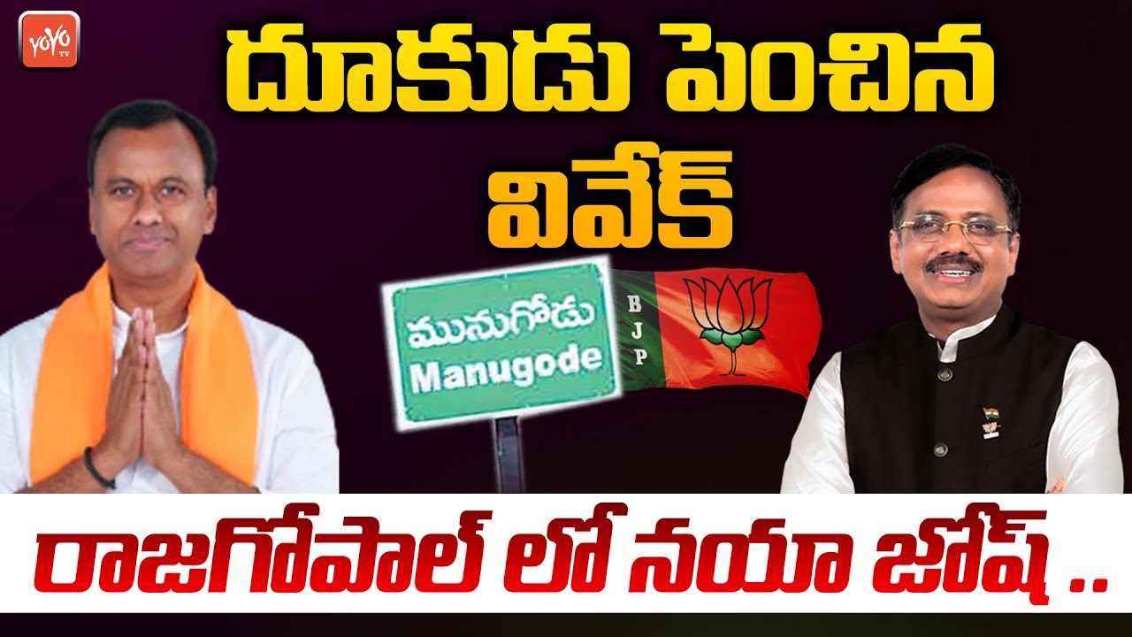 Vivek VenkataSwamy Effect New Josh In Raj Gopal Reddy | Munugode ByPoll | TRS VS BJP | YOYO TV