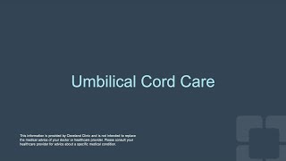 Newborn Care and NICU Baby Guide for Parents | Umbilical Cord Care
