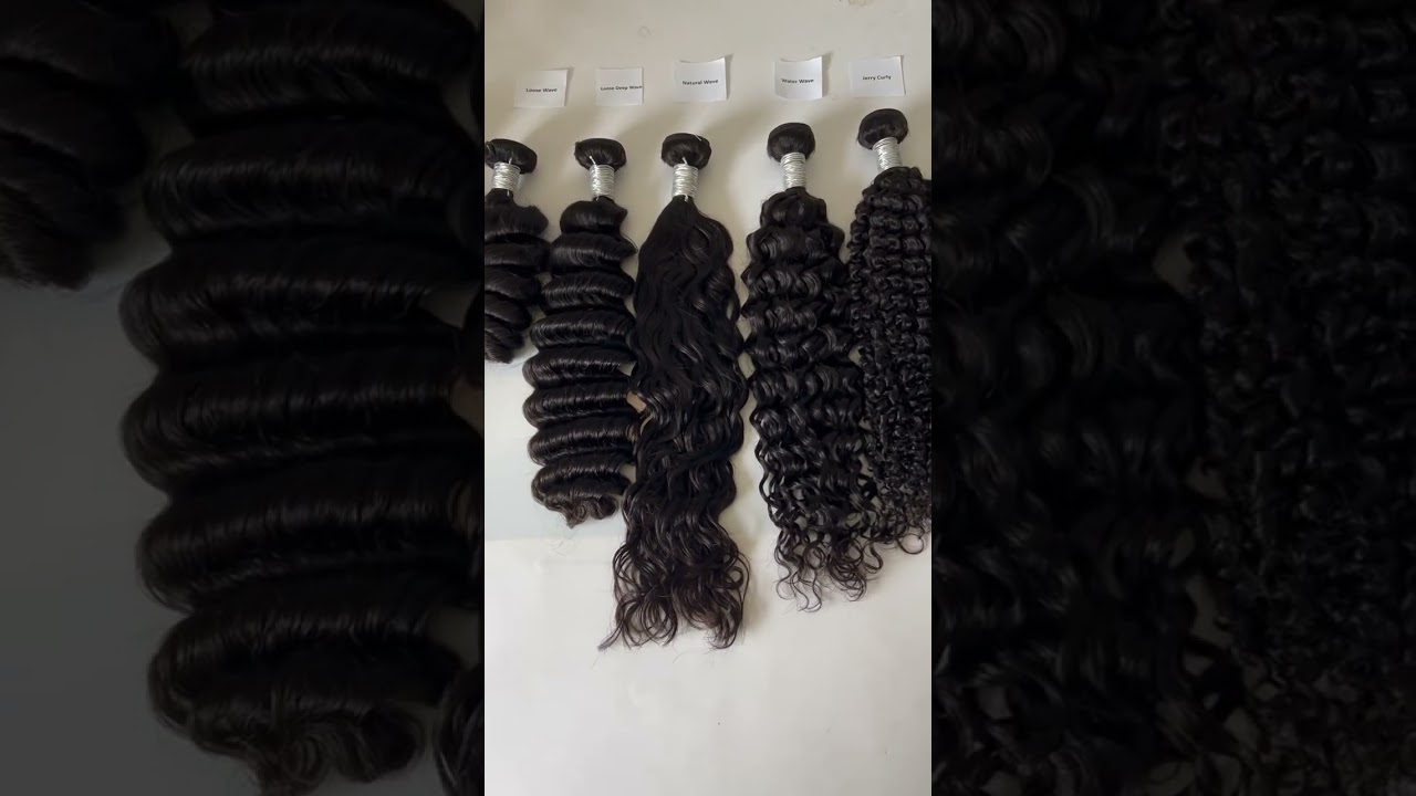 Human hair wave bundles for women 