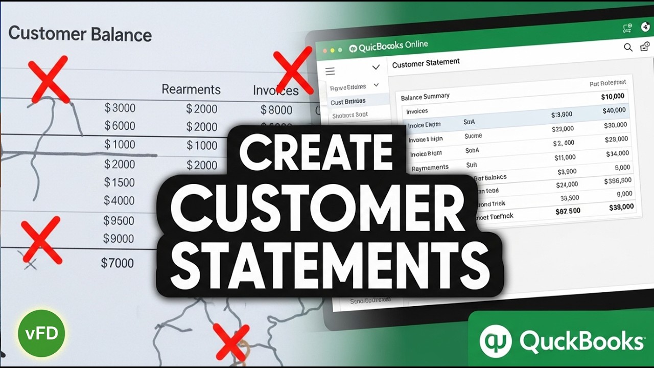 Create Customer Statement QuickBooks Online [Expert-Backed] - YouTube